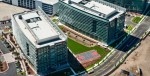 Office component of a 37-acre, mixed-use development being built on an infill site in northwest San Jose, approximately five miles north of the city’s downtown.